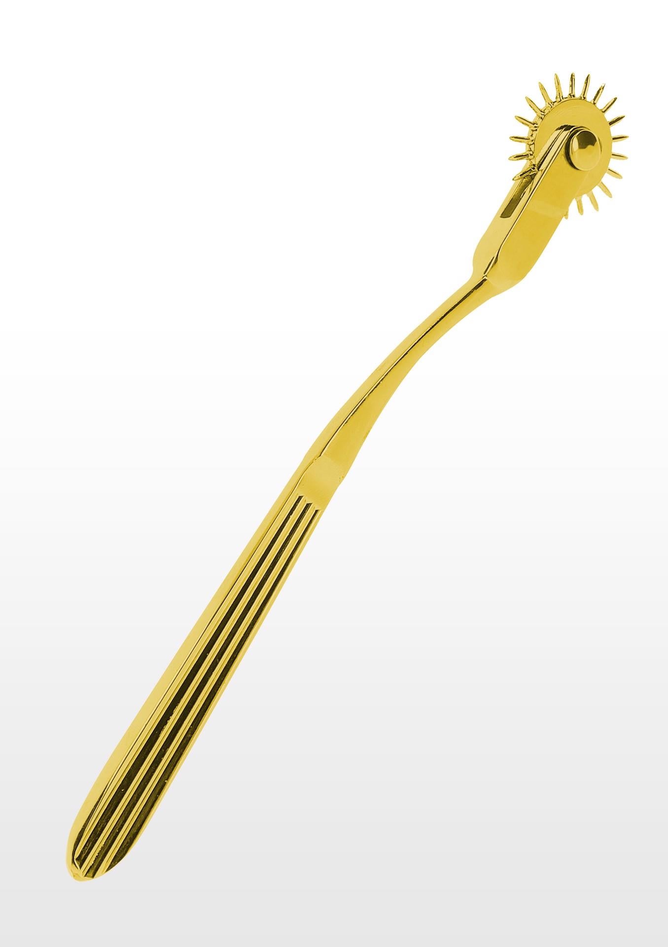 Roată Wartenberg Taboom, metal auriu, 18,5 cm