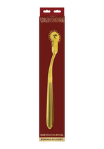 Roată Wartenberg Taboom, metal auriu, 18,5 cm
