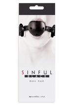 Căciulă reglabilă cu bilă neagră NS Novelties 61 cm