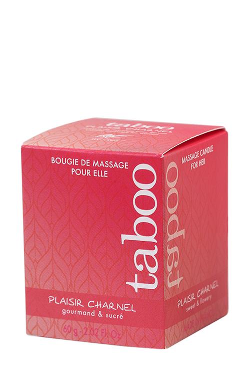 Lumanare de masaj Ruf Plaisir Charnel cu flori de cacao 60g