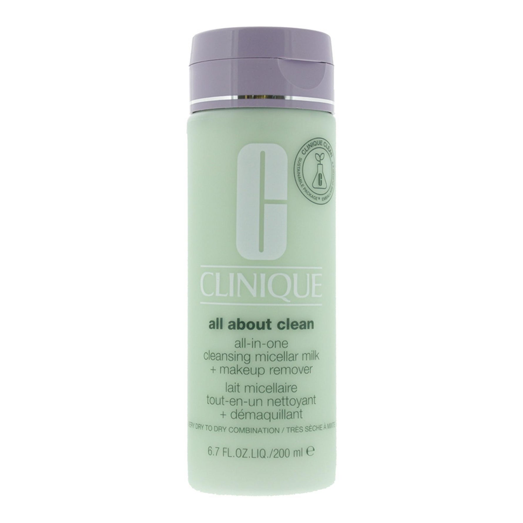 Clinique, All About Clean, Elimină impuritățile, Lapte micelar, 200 ml