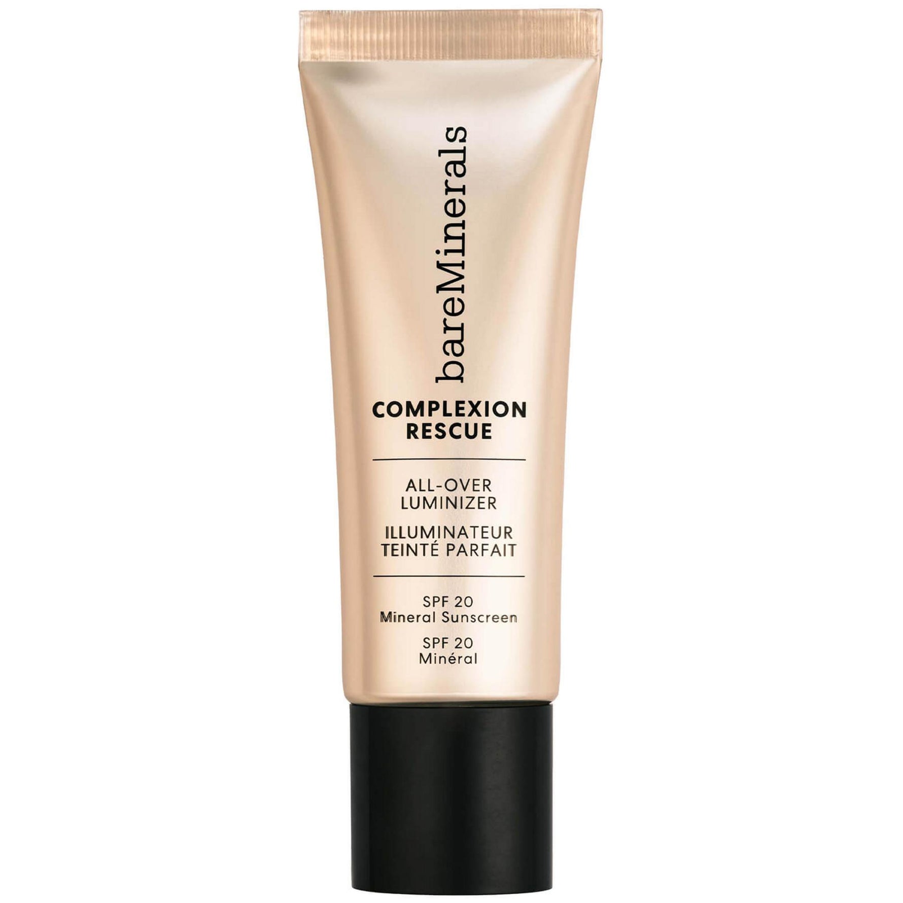 BareMinerals, Complexion Rescue, Iluminând, Iluminator lichid, Perlă roz, 20 SPF, Pentru față, 35 ml