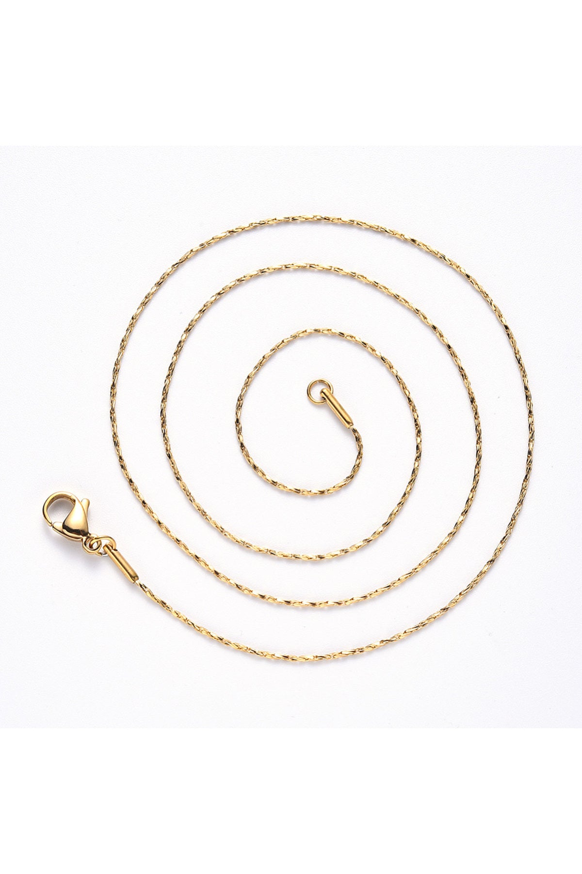 Colier cu zale Boston, placat cu aur 18K