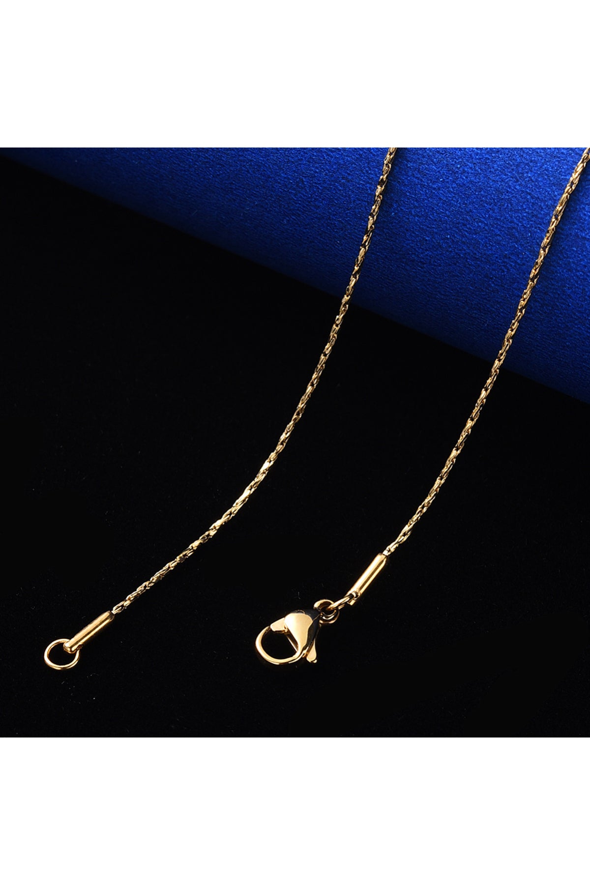 Colier cu zale Boston, placat cu aur 18K