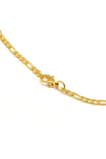 Colier cu zale Figaro, placat cu aur 18K