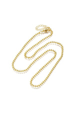 Colier cu zale rotunde, placat cu aur 18K