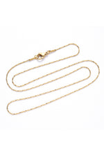 Colier cu zale Boston, placat cu aur 18K