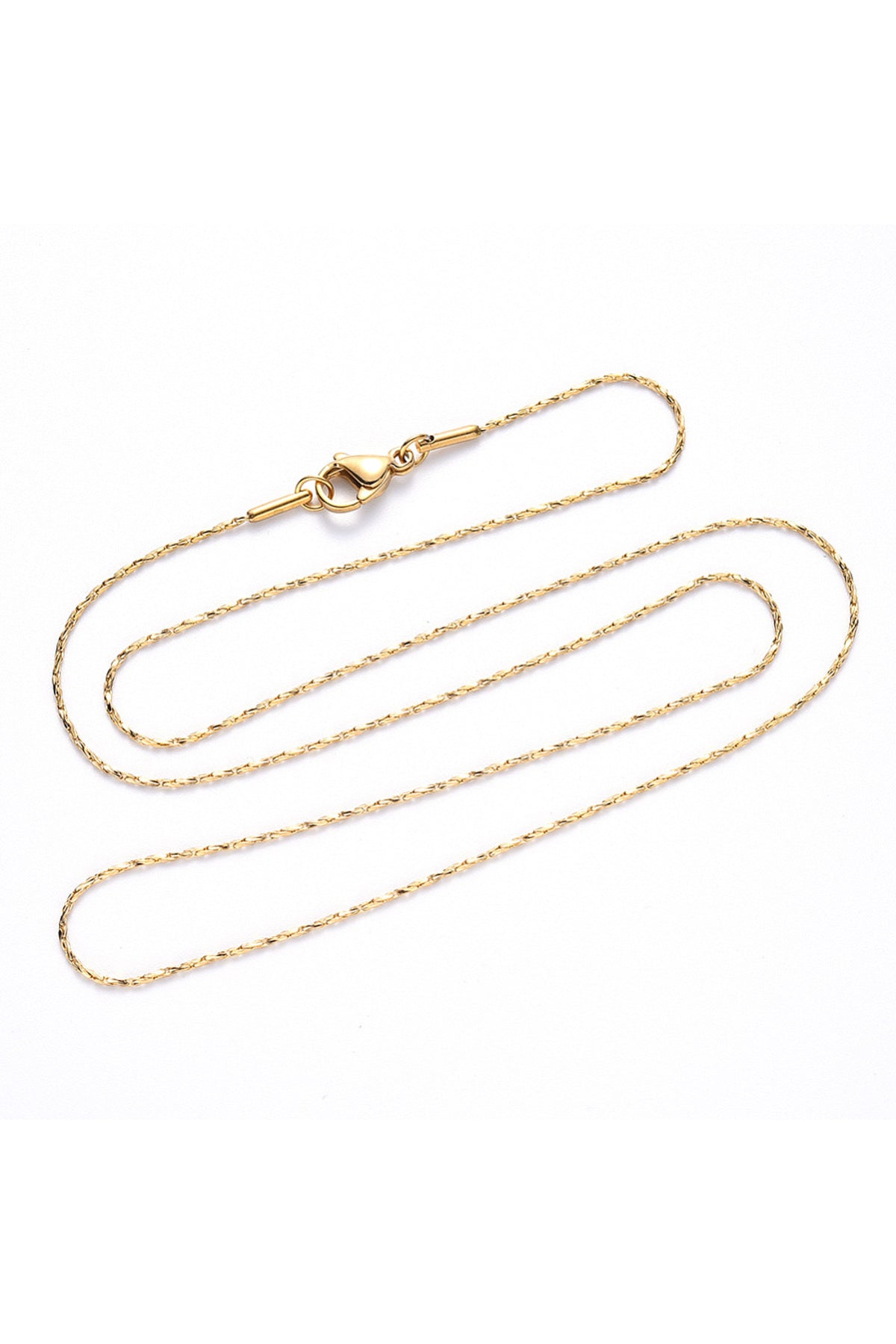 Colier cu zale Boston, placat cu aur 18K