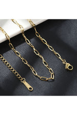 Colier cu zale, placat cu aur 14K