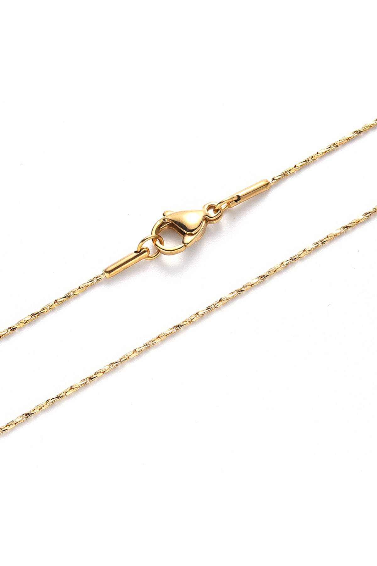 Colier cu zale Boston, placat cu aur 18K