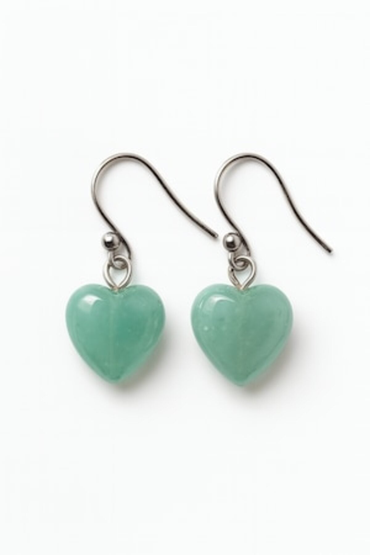 Cercei cu pandantiv din aventurin verde handmade