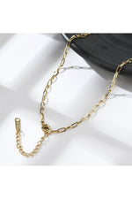 Colier cu zale, placat cu aur 14K
