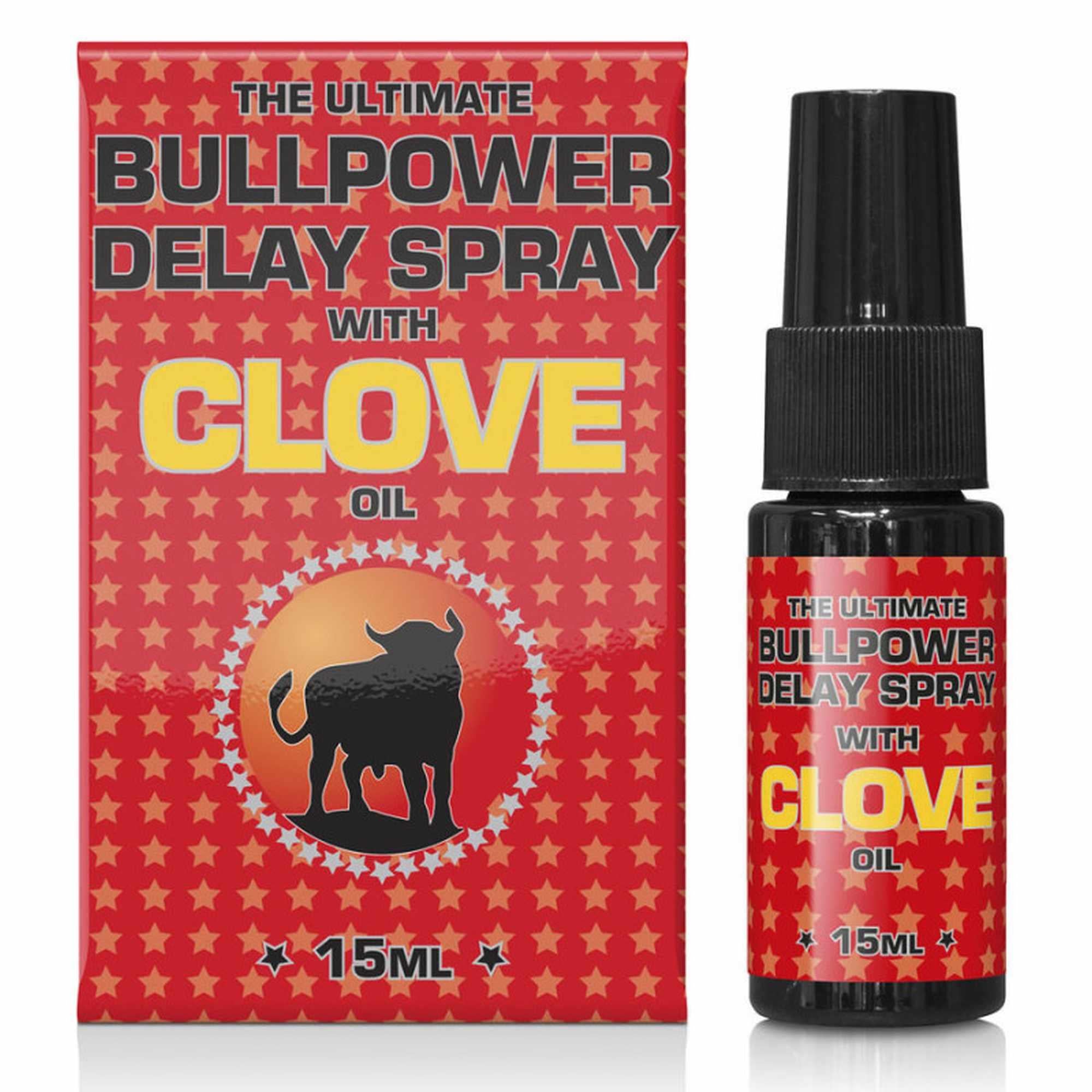 Spray de întârziere Bull Power cu ulei de cuișoare