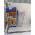 Cutii de Depozitare Alimente, Flippy, Set din 2 Cutii de tip Container, Recipiente pentru Cereale in Bucatarie, 1.2