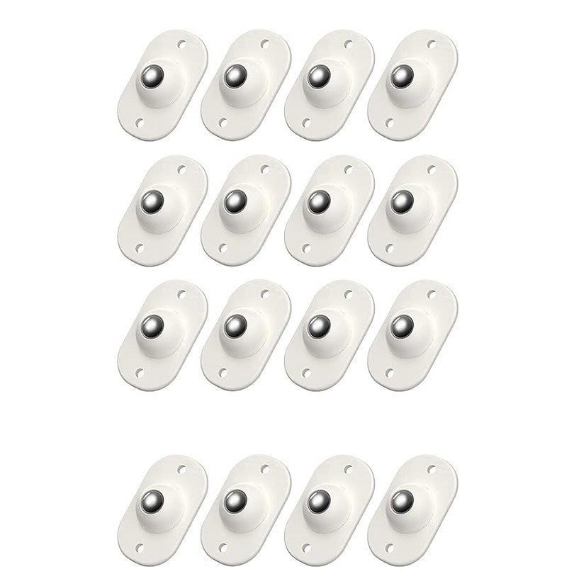 Set 16 Roti Autoadezive Universale, Flippy, pentru Mutat Mobila, Rotire 360 de Grade, Usor de Montat, ABS, 4.5x2.8x1.4