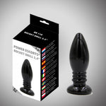 Plug anal Power Escorts Rocket Drill Negru 8,7 cm