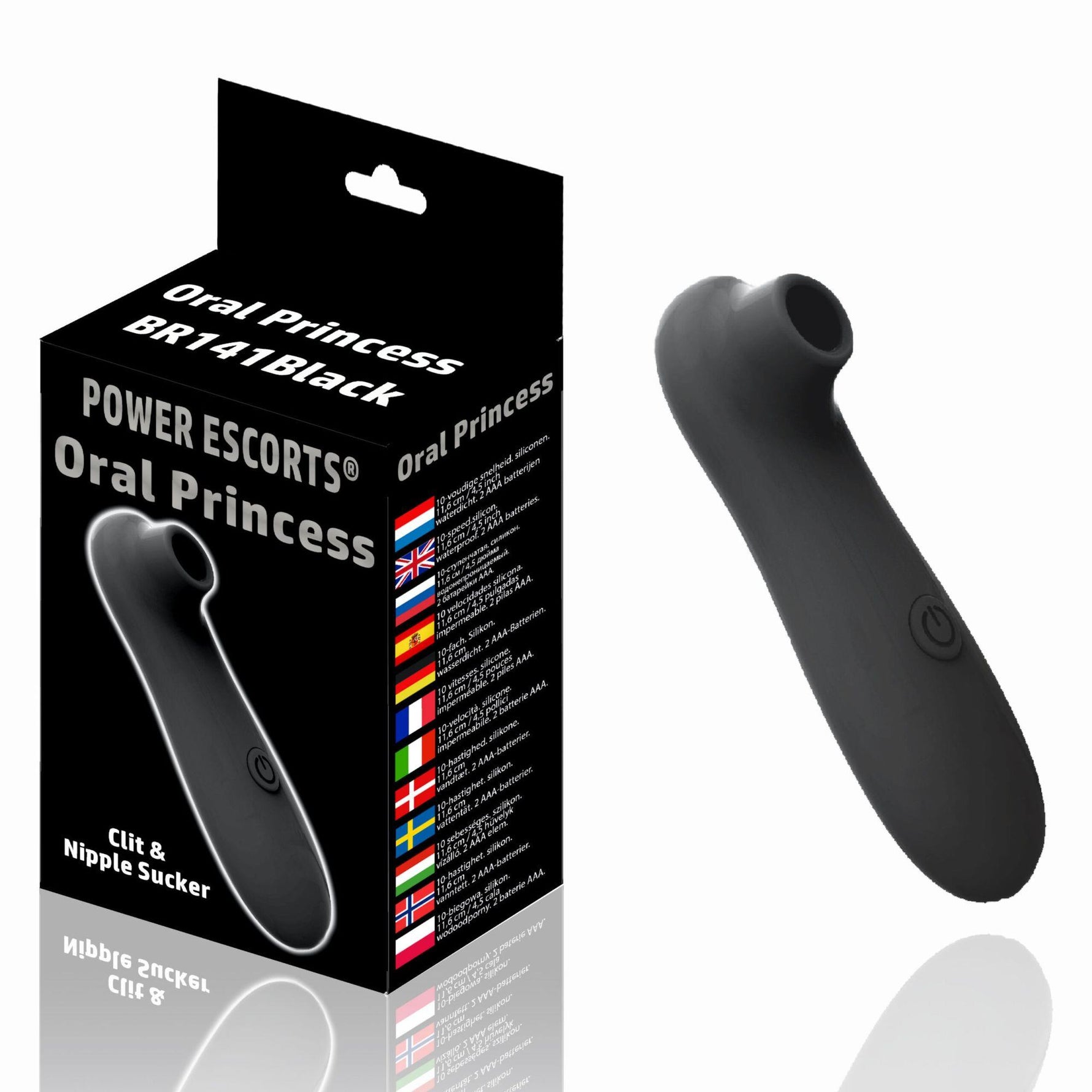 Vibrator cu presiune Oral Princess Power Escorts Negru