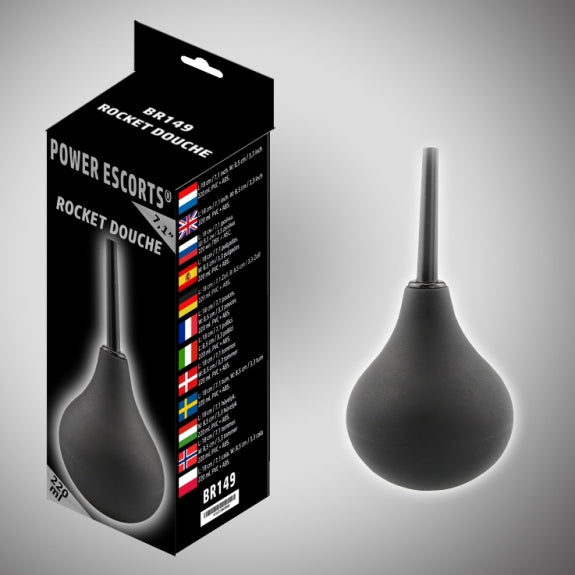 Duș Anal Rocket Power Escorts Mare Negru 220ml