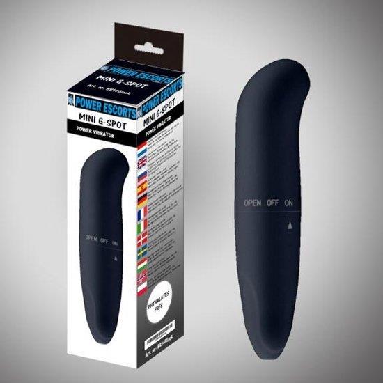 Vibrator mini pentru punct G Power Escorts, negru