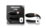 Vibrator cu abur UVibe Power Escorts negru cu telecomandă și 7 funcții