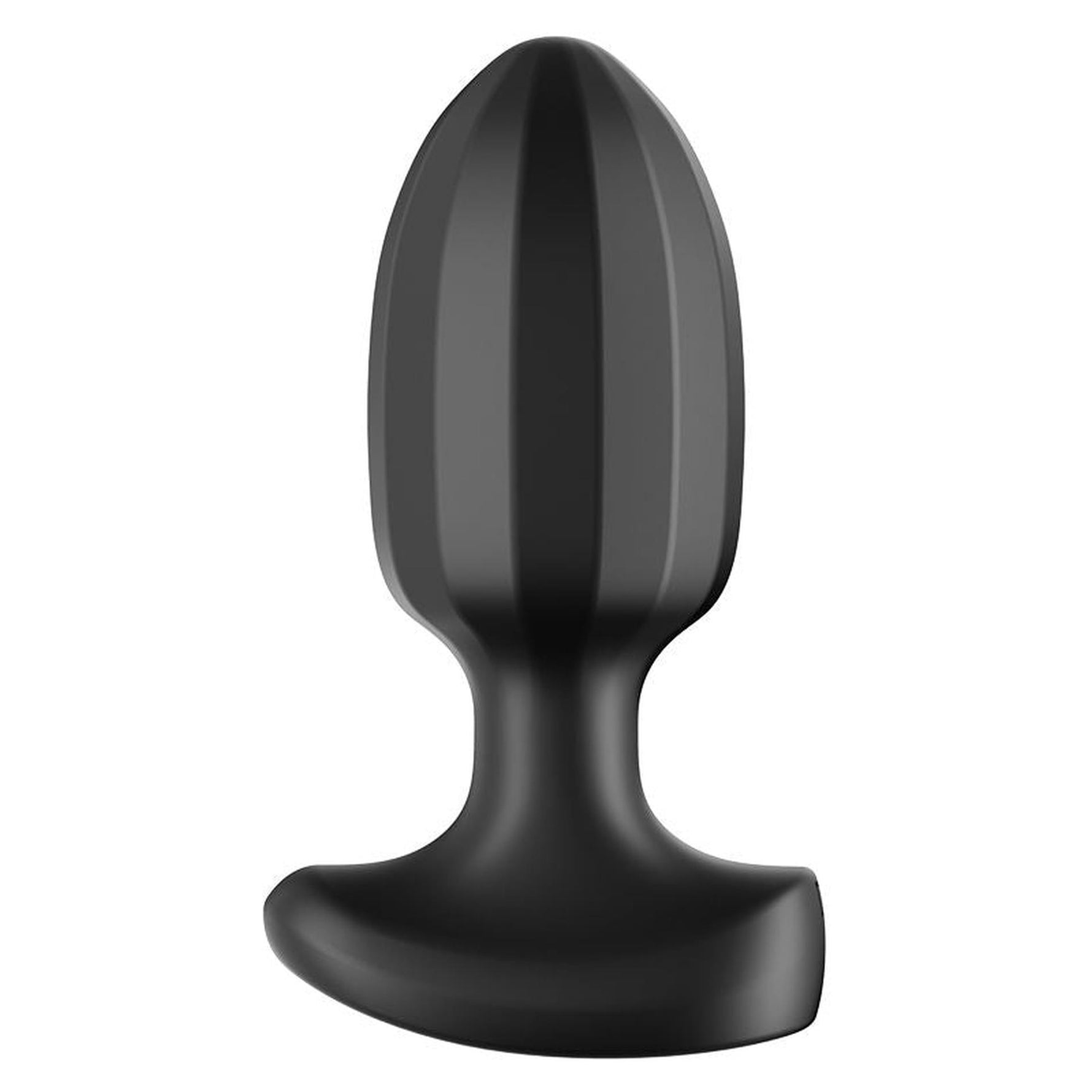 Dop anal vibrant Power Escorts din silicon, negru, cu aplicație USB