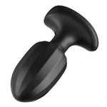 Dop anal vibrant Power Escorts din silicon, negru, cu aplicație USB