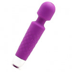 Aparat de masaj din silicon Iwand Power Escorts, reîncărcabil, violet, 20 cm