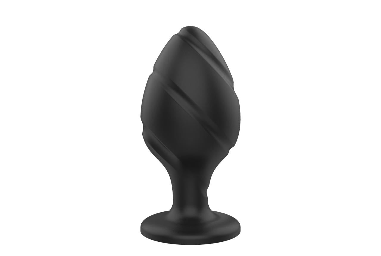 Dop anal din silicon cu șurub, mic