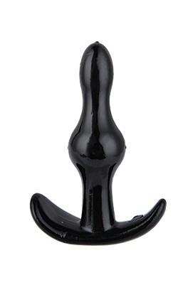 Dop anal flexibil Rocket Anchor Power Escorts, negru, 8,5 cm