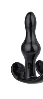 Dop anal flexibil Rocket Anchor Power Escorts, negru, 8,5 cm