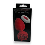 Plug anal vibrant Power Escorts Princess, negru, USB, 10 funcții