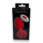 Plug anal vibrant Power Escorts Princess, negru, USB, 10 funcții