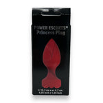Plug anal vibrant Power Escorts Princess, negru, USB, 10 funcții