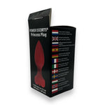 Plug anal vibrant Power Escorts Princess, negru, USB, 10 funcții