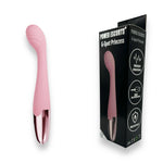 Vibrator pentru punctul G Power Escorts din silicon roz, 18 cm, USB