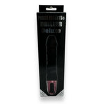 Vibrator realist Driller De Luxe Power Escorts, negru, USB, 21 cm