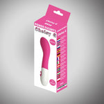 Vibrator Chelsey pentru punctul G, silicon, roz, 20 cm