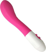 Vibrator Chelsey pentru punctul G, silicon, roz, 20 cm