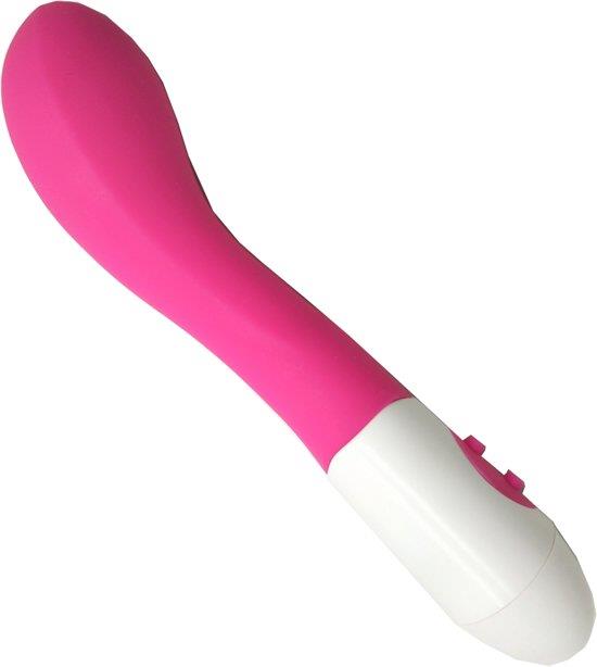 Vibrator Chelsey pentru punctul G, silicon, roz, 20 cm