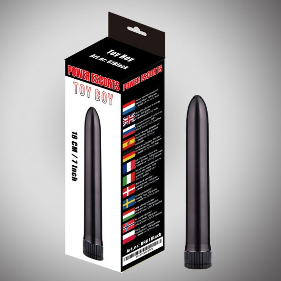 Vibrator Toy Boy Power Escorts Negru 18 cm