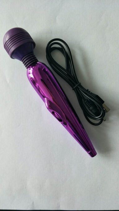 Turbo Power Escorts Baghetă Masaj Violet 18cm Reîncărcabilă