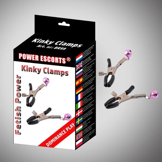Black Power Escorts BR99 Clipuri pentru mameloane Bell
