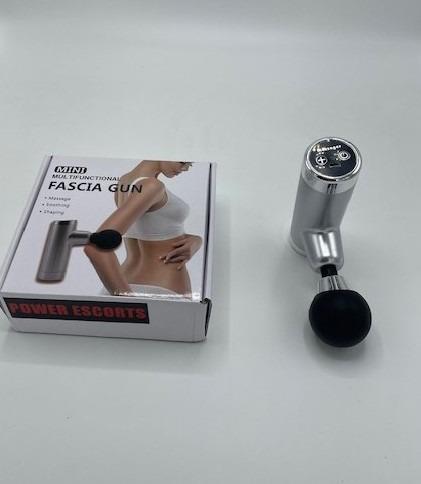 Mini aparat de masaj Power Escorts argintiu 25 cm