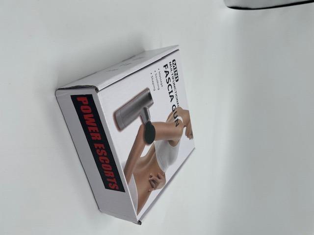 Mini aparat de masaj Power Escorts argintiu 25 cm