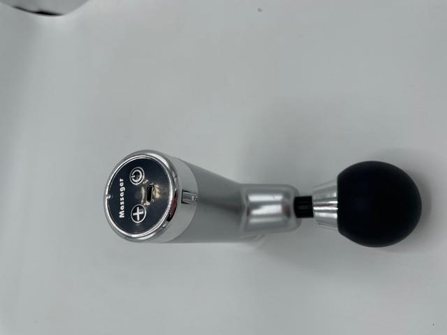 Mini aparat de masaj Power Escorts argintiu 25 cm