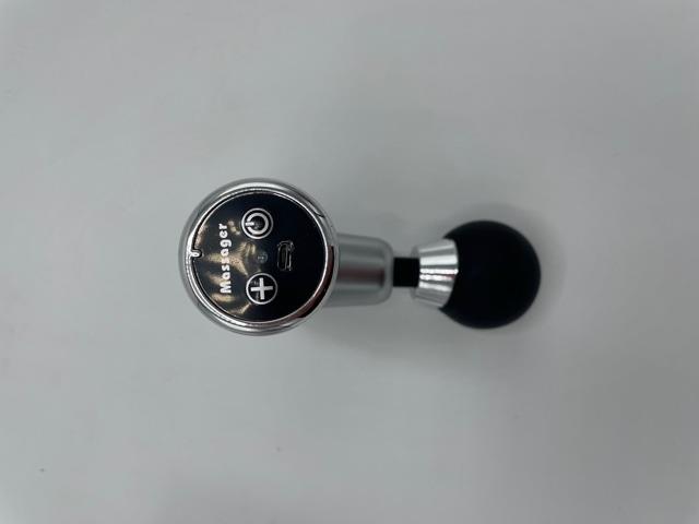 Mini aparat de masaj Power Escorts argintiu 25 cm