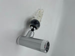 Mini aparat de masaj Power Escorts argintiu 25 cm