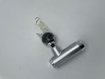 Mini aparat de masaj Power Escorts argintiu 25 cm