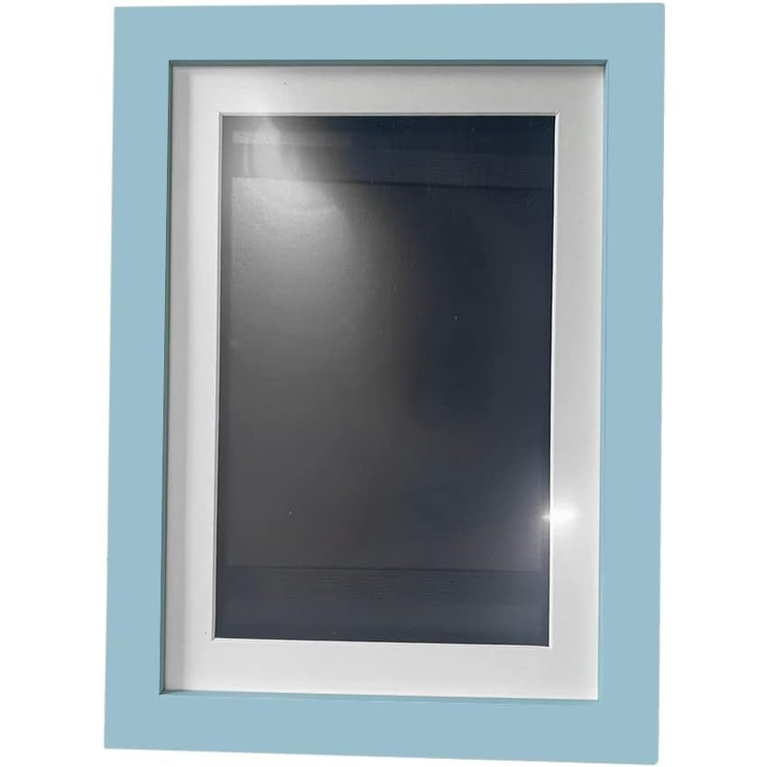 Rama Foto Flippy, cu Magnet, din Lemn, cu Spatiu Pentru Depozitare, Pentru Desene si Picturi A4, Sticla Securizata,