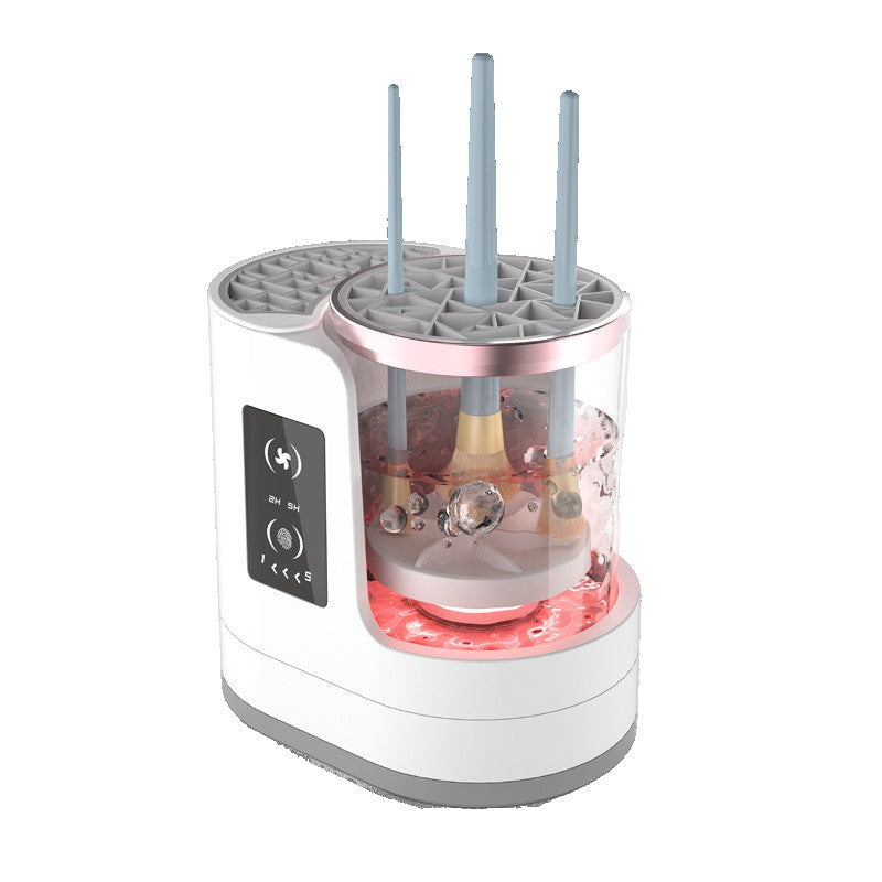 Dispozitiv Portabil de Curatare a Pensulelor de Machiaj, Flippy, cu Functie de Uscare, 5V, 850RPM, Cablu 1.2 m, 17.3 x